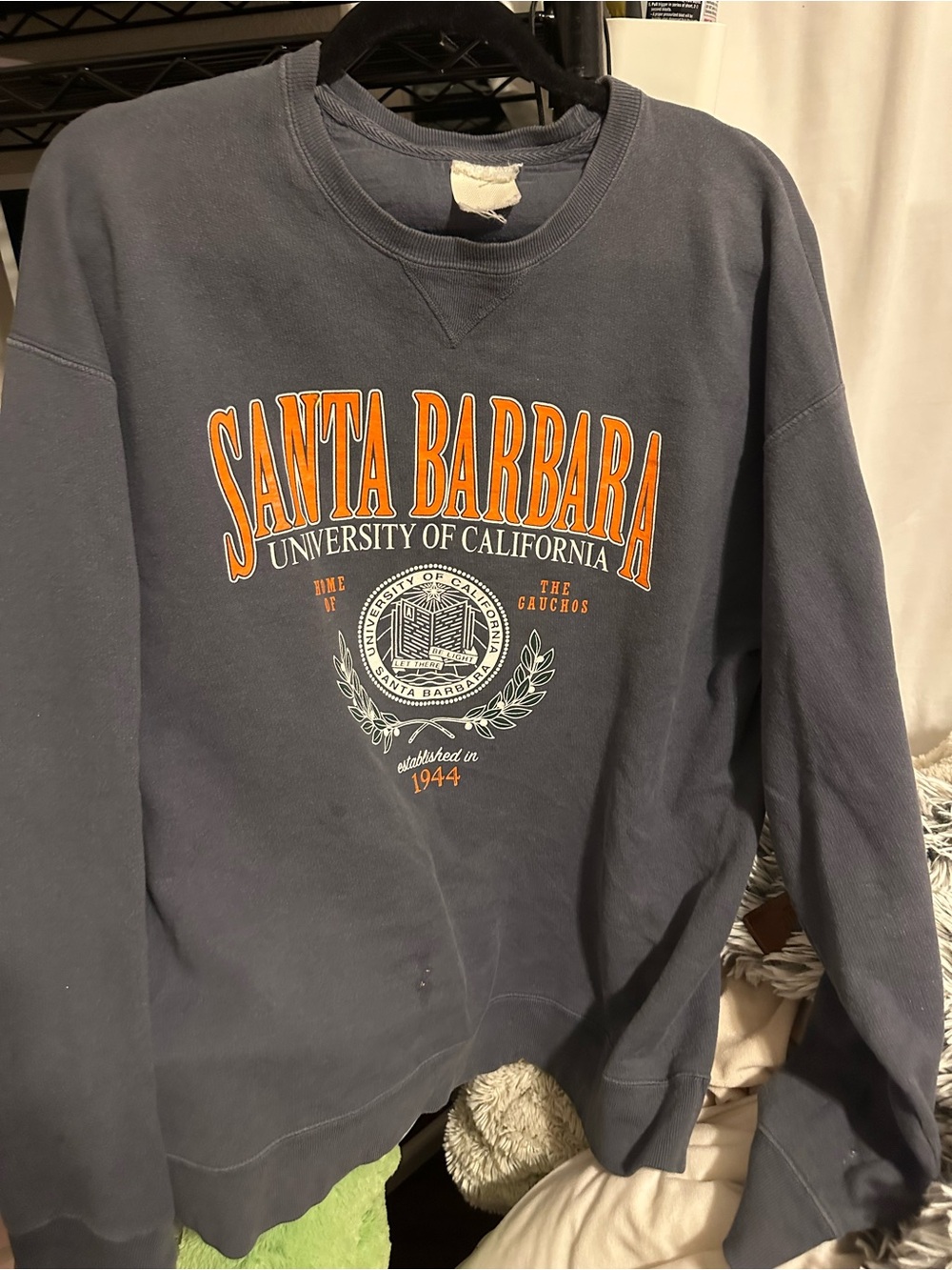 University of California Santa Barbara Navy Crewneck Sweatshirt